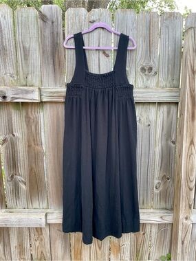 kamea tawny brown satin draped front open back midi dress KAMEA Brown Satin Draped Front Dress